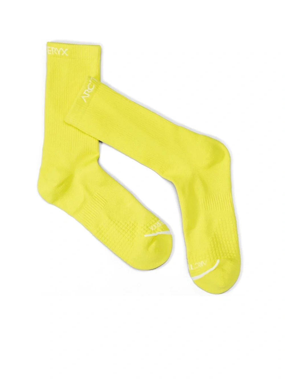 Arc’teryx Men's Large Synthetic Mid Crew Sock Adult Women's Euporia Yellow NWT